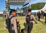 Pastikan Puncak Konser Last Child Aman, Polsatwa Dit Samapta Polda Sulbar Lakukan Kegiatan Sterilisasi Mendalam