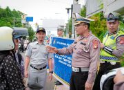 Dirlantas Polda Sulbar Ajak Pengendara Tertib Berkendara, Wujudkan Helm Sebagai Budaya Berkendara di Jalan