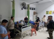 Kapolres Jeneponto Kunjungi Personelnya yang Sedang Dirawat