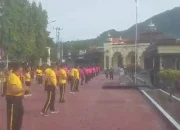 Polres Enrekang Gelar Senam Pagi Bersama, Perkuat Kebugaran dan Kebersamaan Personel