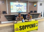 Polres Soppeng Gelar Anev Minggu I Operasi Keselamatan Pallawa 2026