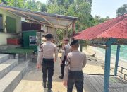 Cegah Kriminalitas Saat Libur, Polres Majene Hadir Amankan Wisata Pantai Dato Majene
