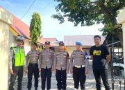 Jamin Kenyamanan Ibadah Minggu, Polres Majene Perketat Pengamanan Gereja