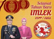 Kapolres Gowa Bersama Staf dan Bhayangkari Ucapkan Selamat Tahun Baru Imlek 2577/2026