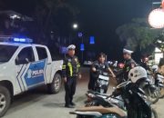 Patroli Malam Ramadhan, Satlantas Tana Toraja Cegah Balapan Liar Dan Pelanggaran Lalu Lintas