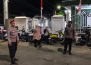 Beri Rasa Aman Shalat Tarawih, Polres Sinjai Siagakan Personel di Masjid Selama Ramadhan.