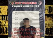 Polres Jeneponto Amankan Terduga Pelaku Penganiayaan Berat setelah Satu Tahun Buron