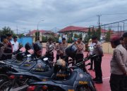 Maksimalkan Tugas, Kapolres Sinjai Berikan Arahan Personel Patmor Sat Samapta.