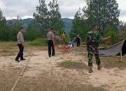 Polres Tana Toraja Dan TNI Bubarkan Judi Sabung Ayam di Mengkendek