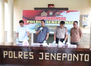 Gagalkan Peredaran Narkoba, Sat Resnarkoba Polres Jeneponto Amankan 150 Gram Sabu