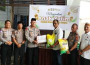 Semarak Ramadhan, Polres Bone Santuni Anak Yatim di Panti Asuhan Zubaedy