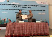 Polda Sulbar dan Pertamina Patra Niaga Perkuat Kerjasama, Tandatangani Perjanjian Penyedian BBM Tahun 2026