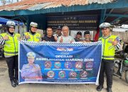 Ops Keselamatan: Ditlantas Polda Sulbar Sasar Komunitas Ojek di Kali Mamuju Ajak Jadi Pelopor Tertib Berkendara