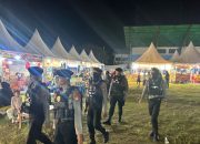 Patroli Jalan Kaki Samapta Polres Majene, Ciptakan Rasa Aman di Pusat Keramaian