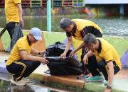 Tindaklanjuti Program Presiden, Polres Maros Gelar Aksi Bersih-Bersih di PTB Maros