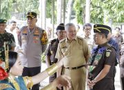 ‎Kapolres Pinrang Bersama Forkopimda Sambut Kunjungan Kerja Kepala Kejati Sulsel