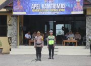 Perkuat Kamtibmas dan Kamseltibcarlantas, Polres Soppeng Gelar Apel Bersama Komunitas Ojek, Bentor dan Kurir