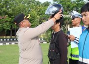 Kapolres Jeneponto Pimpin Apel Ojek Online, konvensional dan Kurir Kamtibmas Mappatabe, Jadikan Pengemudi Mitra Strategis