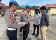 Tegakkan Disiplin dan Profesionalitas, Propam Polres Majene Gelar Gaktiblin, Tekankan Anti Narkoba dan Bijak Bermedsos