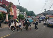 Optimalkan Strong Point Pagi, Satlantas Wujudkan Kamseltibcarlantas di Kota Makale