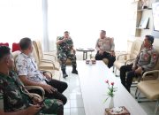 Perkuat Sinergitas, Kapolres Jeneponto Silaturahmi ke Kodim 1425 Jeneponto