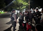 Sabhara Polres Selayar Bubarkan Lomba Lari Anak yang Tutup Jalan Poros di Kota Benteng