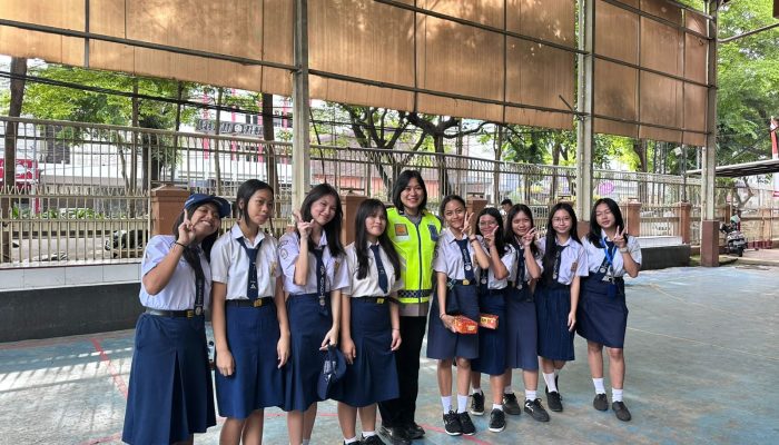 Tanamkan Pendidikan Tertib Berlalulintas Sejak Dini Ditlantas Polda Sulsel Beri Edukasi di Sekolah