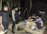 Tindak Lanjuti Atensi Kapolres, Patroli Sabhara Bersama Resmob Amankan Penjual dan Miras di Kota Benteng