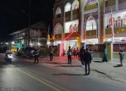 Sat Lantas Polres Tator Laksanakan Pam Shalat Tarwi di Masjid Baiturrahman