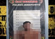 Tim Pegasus Resmob Polres Jeneponto Amankan Motor Hasil Curanmor di Dusun Parangga