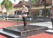 ‎Kapolres Pinrang Pimpin Upacara Korps Kenaikan Pangkat Pengabdian Personil Polres Pinrang