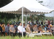 Dukung Ketahanan Pangan, Waka Polres Parepare Hadiri Pesta Panen di Wattang Bacukiki
