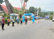 Wujud Pelayanan Humanis Polri, Personel Polres Tana Toraja Amankan dan Atur Lalu Lintas Saat Car Free Day