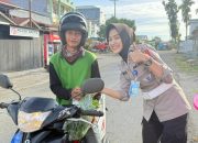 Panen Perdana Pekarangan Pangan Lestari Ditlantas Polda Sulbar, 100 Paket Sayur-Mayur Dibagikan Gratis ke Pengendara Tertib