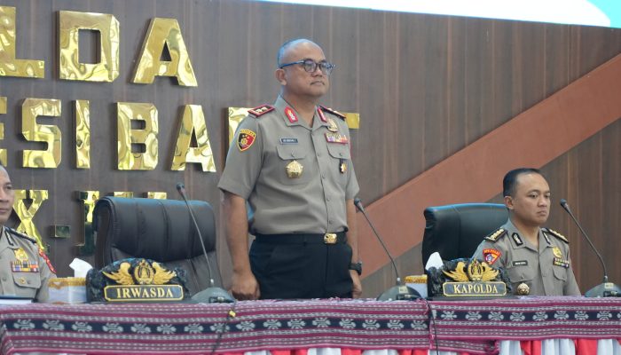 Buka Taklimat Awal Audit Kinerja, Kapolda Sulbar Sampaikan Harapan Jaga Predikat WTP