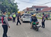 Polres Soppeng Intensifkan Pengaturan Lalu Lintas di Pasar Tumpah Jelang Idul Fitri 1447 H