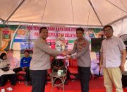 Kapolres Kepulauan Selayar AKBP Didid Imawan Kunjungi Pos Pengamanan Mudik dan Berikan Bingkisan Lebaran