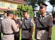 Polres Maros Gelar Serah Terima Jabatan Sejumlah Pejabat Utama Dan Kapolsek Jajaran