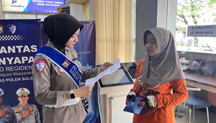 Polantas Menyapa, Samsat Sudiang Beri Pelayanan Prima