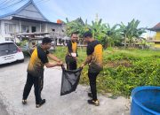 Wakapolres Majene Pimpin Aksi Jalan Pagi Sambil Pungut Sampah, Wujud Nyata Peduli Lingkungan