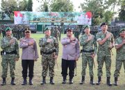 Kapolres Jeneponto Hadiri Serah Terima Jabatan Danyonif 726/Tamalatea, Tegaskan Sinergitas TNI-Polri
