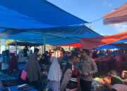 Polsek Ganra Laksanakan Pengamanan dan Pengaturan Lalu Lintas di Pasar Ganra