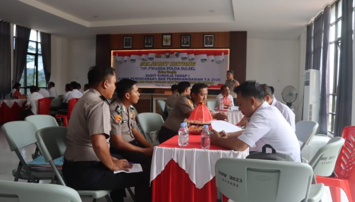 Polres Toraja Utara Terima Kunjungan Tim Audit Kinerja Itwasda Polda Sulsel Tahap I Tahun 2026, Mantapkan Perencanaan Dan Pengorganisasian