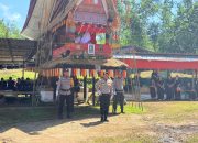 Polres Tana Toraja Gelar Upacara Kedinasan Persemayaman Kapten Polisi Purn. A.R Pangloli, Wujud Penghormatan Terakhir
