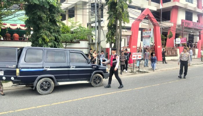 Pengamanan Wisuda UKI Toraja, Polres Tana Toraja Pastikan Kegiatan Berjalan Aman dan Lancar