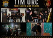 Tim Unit Reaksi Cepat Polres Selayar, Amankan Pelaku Penganiayaan Menggunakan Sajam