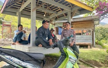 Bhabinkamtibmas Polres Tana Toraja Ajak Warga Peran Aktif Jaga Kamtibmas