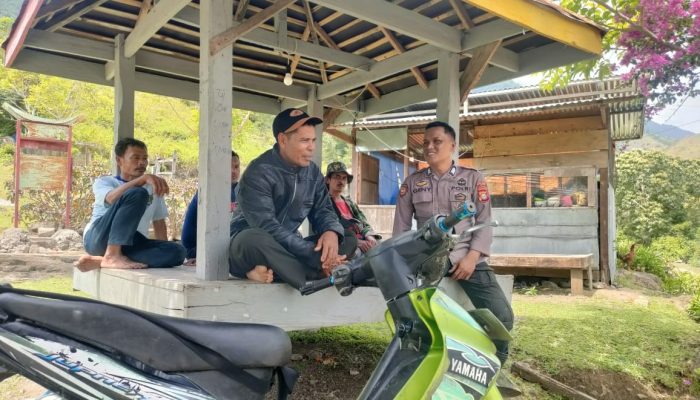 Bhabinkamtibmas Polres Tana Toraja Ajak Warga Peran Aktif Jaga Kamtibmas