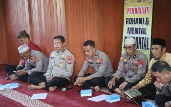 Bentuk Karakter Personel, Polres Soppeng Gelar Pembinaan Rohani dan Mental