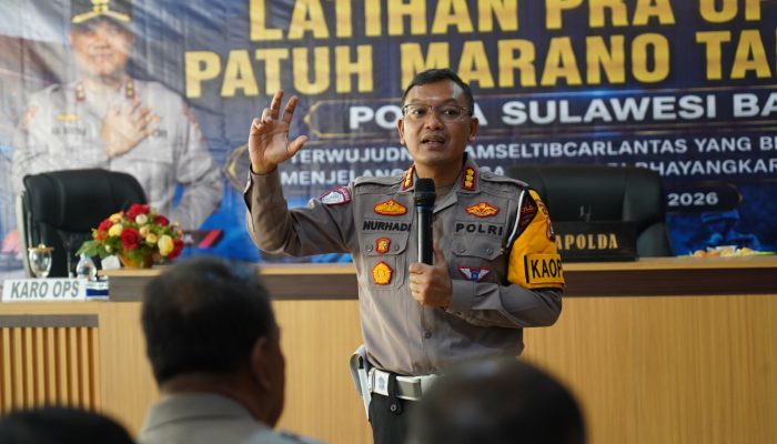 Latpra Ops Patuh Marano 2026, Kapolda Sulbar: Utamakan Inovasi dan Pelayanan, Penegakan Hukum Langkah Terakhir